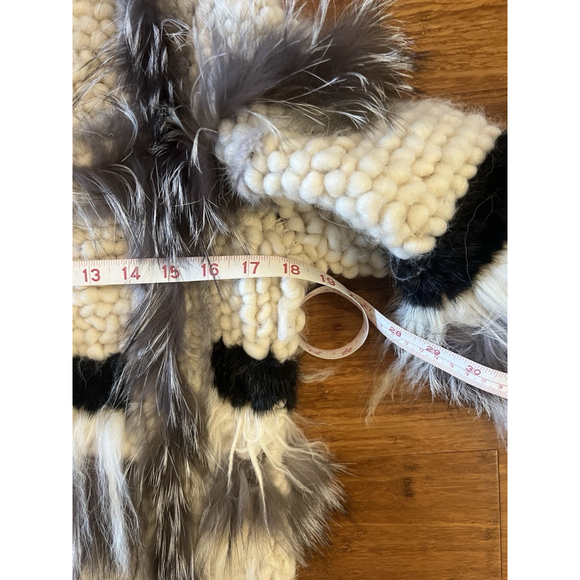 Vintage Adam Jones Paris Runway Wool And Fur Jacket - Rare Luxury! - Picture 9 of 16